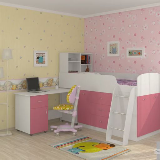 Кровать-чердак «Дюймовочка-1»